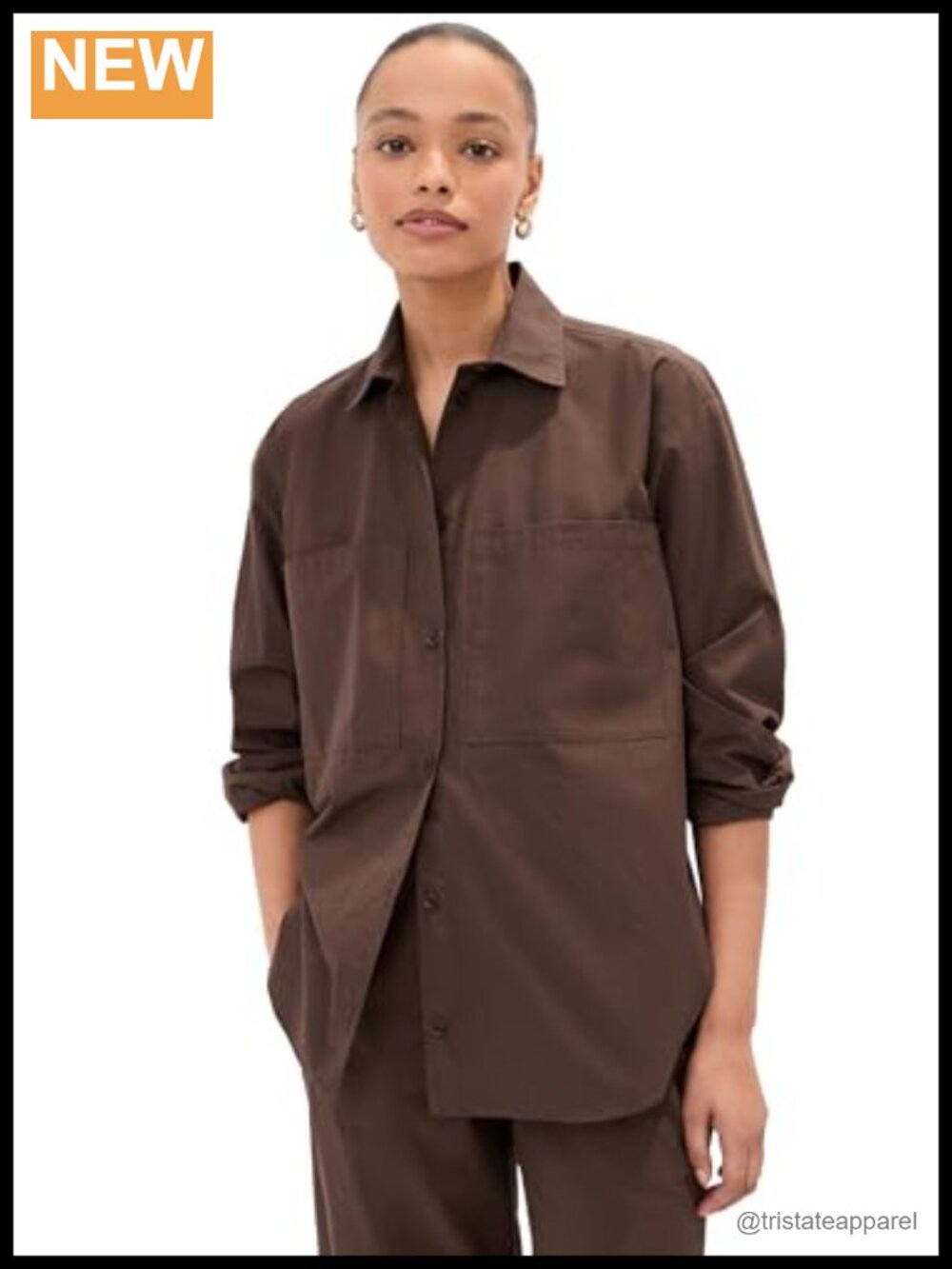 LE BOP Women's Teddy Buttondown